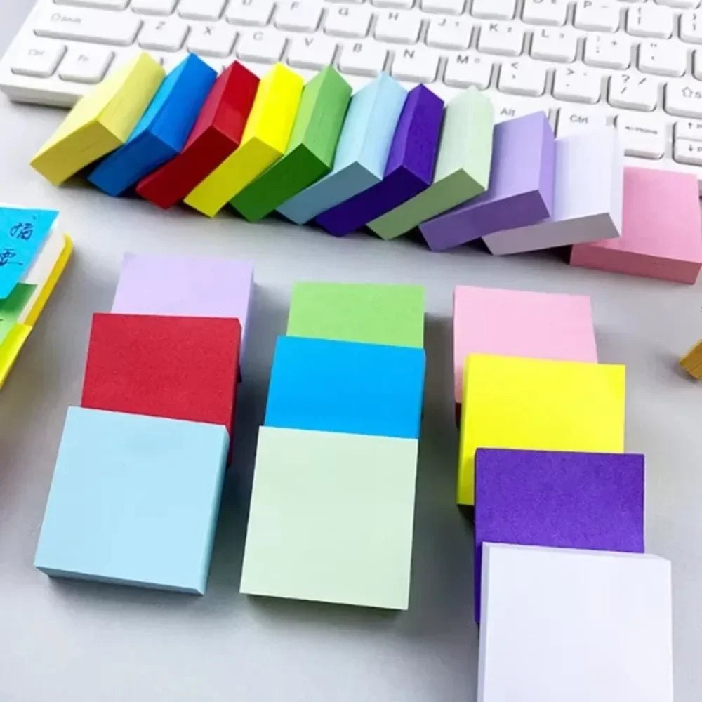 Useful 1100 Sheets Colored Sticky Notes Scrapes Stickers Paper Colorful Notepad Writing Pads School Stationery Office Supplies